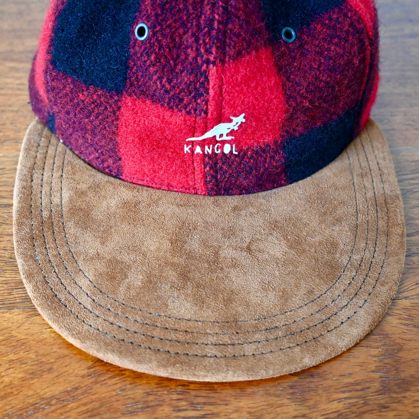 1990s Kangol ブロックプレッドウールシェル ６パネルハット