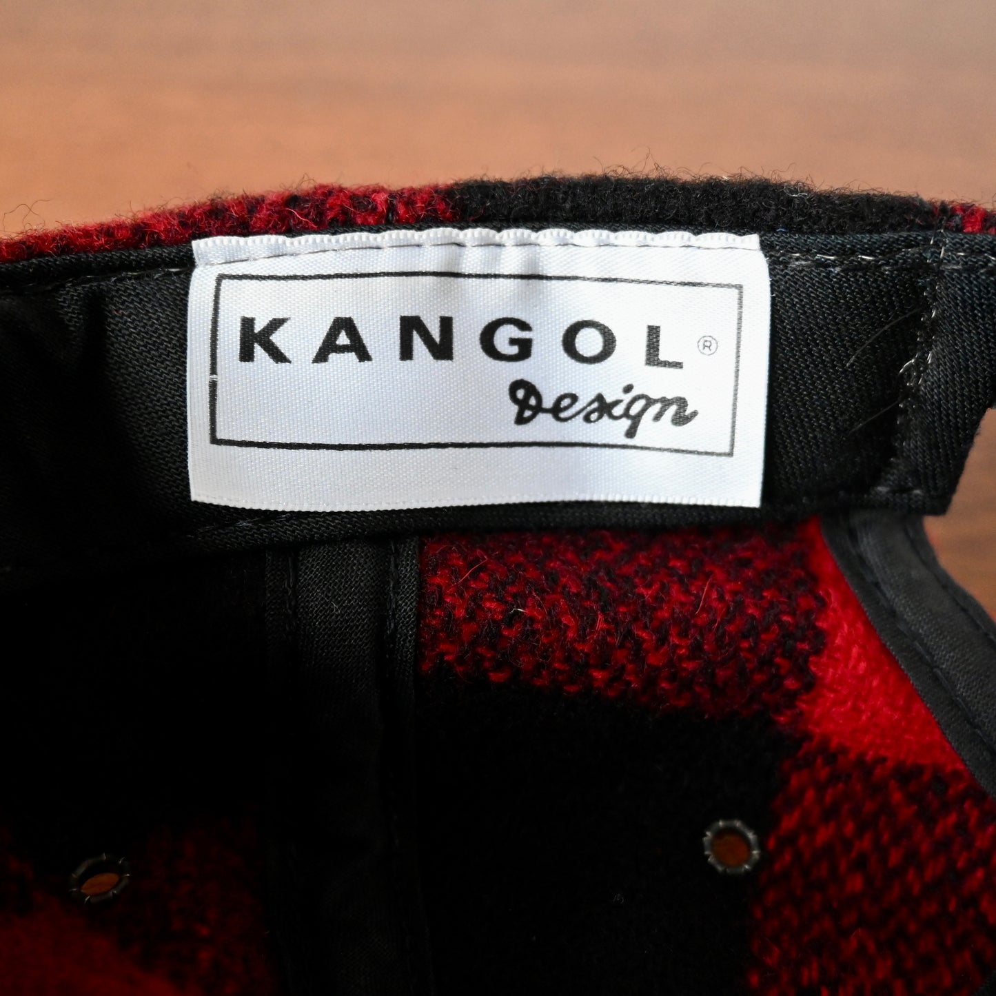 1990s Kangol ブロックプレッドウールシェル ６パネルハット