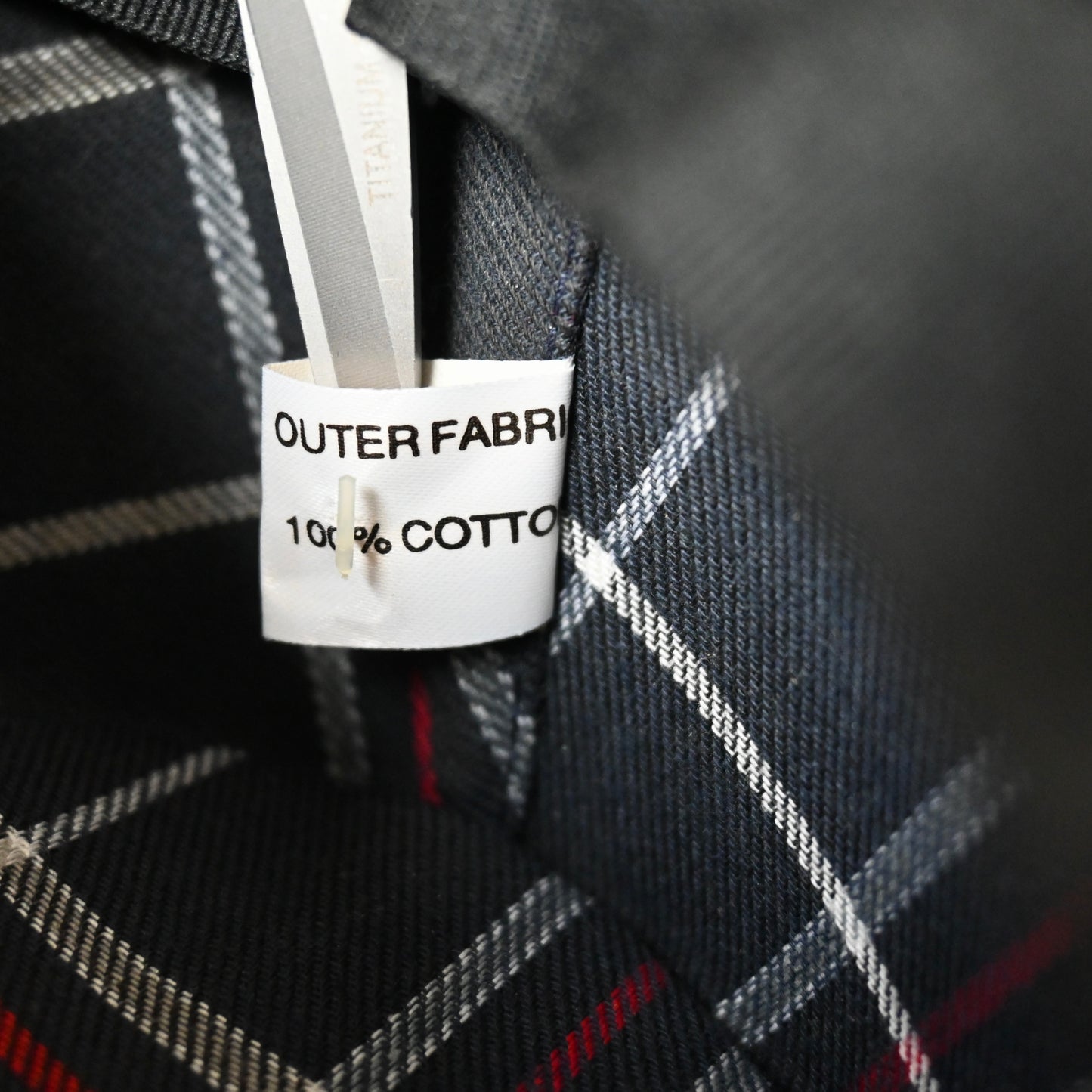 未使用 1990s Barbour ワックスドコットン クラッシャブルハット ネイビー