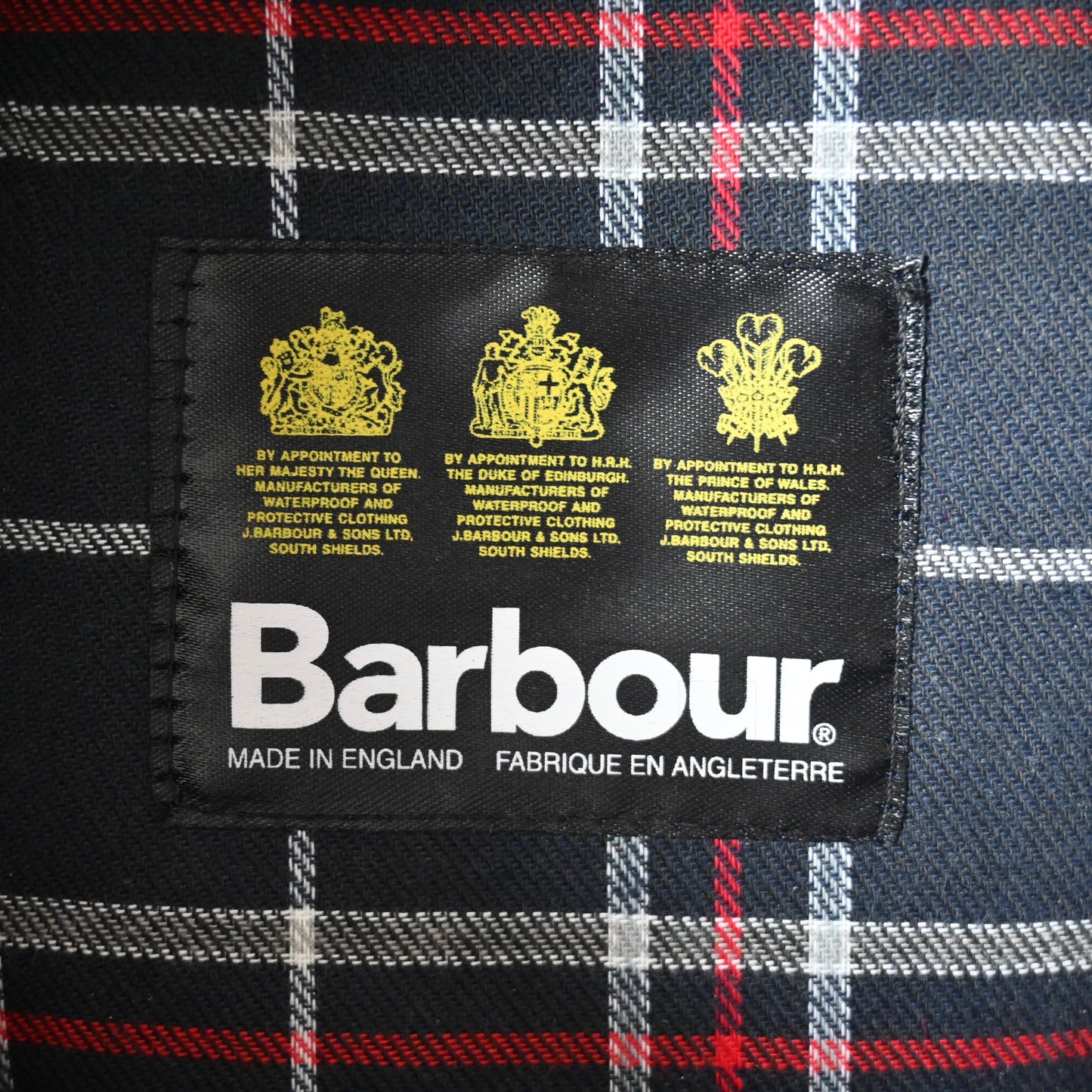 未使用 1990s Barbour ワックスドコットン クラッシャブルハット ネイビー
