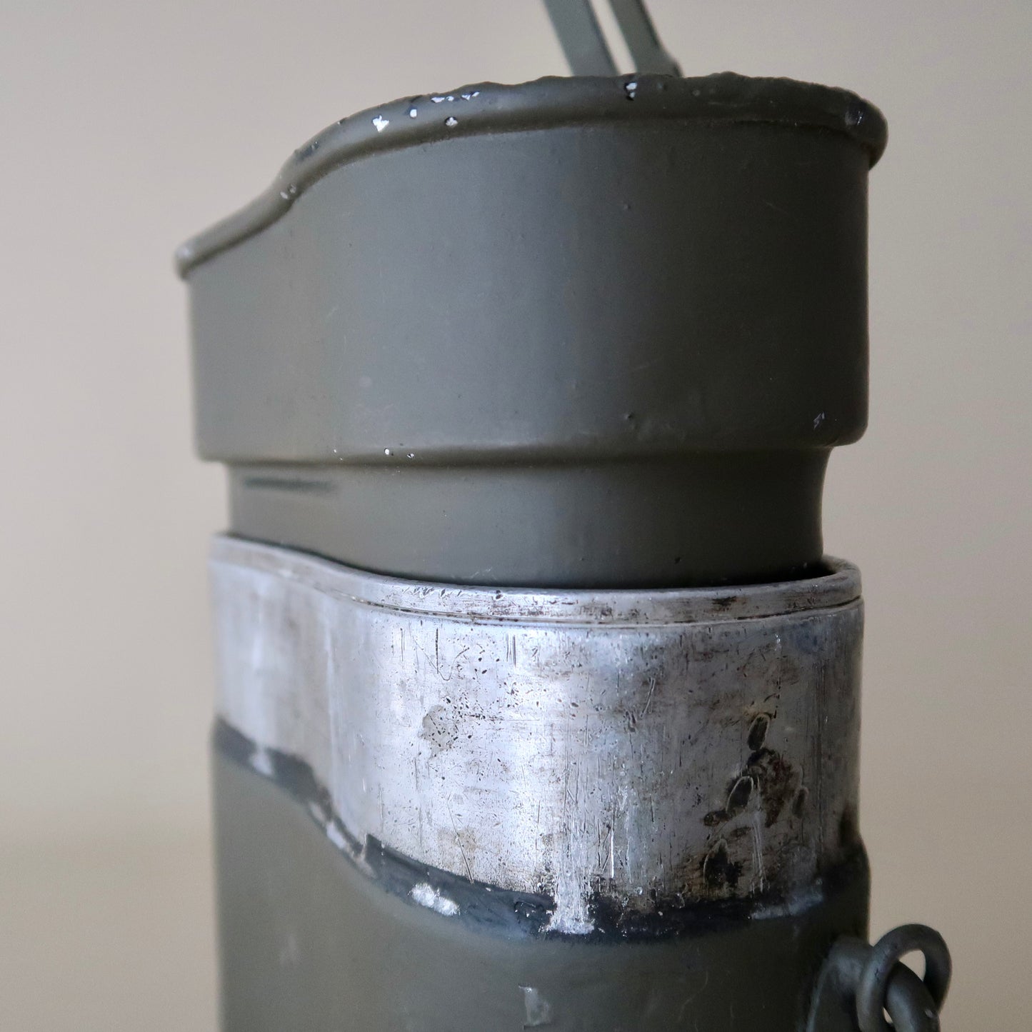 M-1895 アルミニウムメスティン "グレイッシュオリーブ", ユーズド